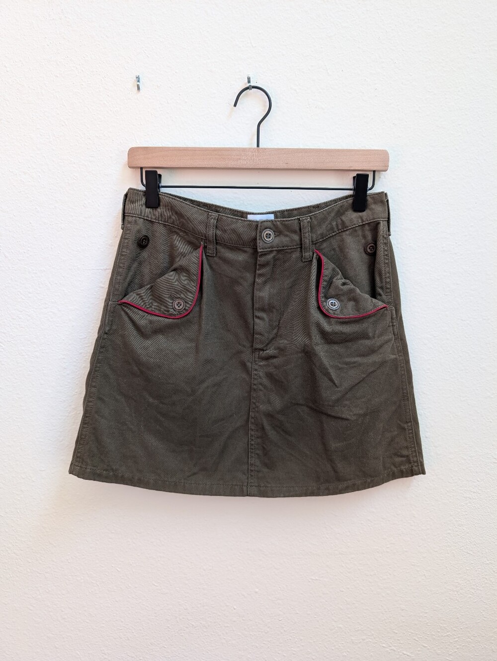 Urban Outfitters BDG Olive Mini Skirt